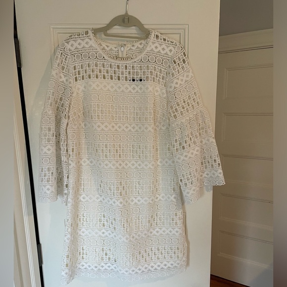 Laundry By Shelli Segal Dresses & Skirts - White Eyelet Dress (Like New, Worn Once)
